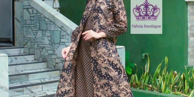 model baju batik gamis kombinasi kain polos_c556cf288.jpg