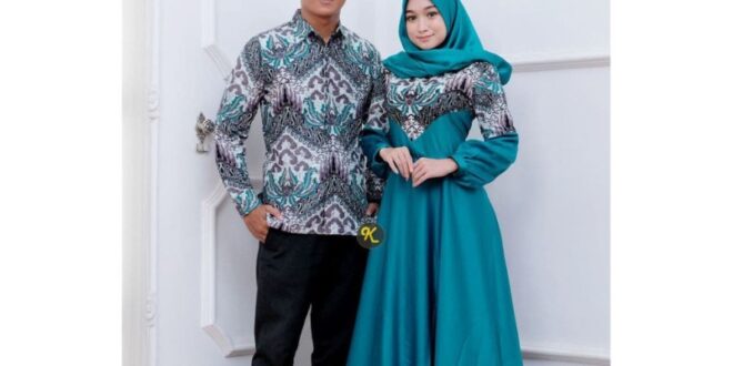model baju gamis batik kombinasi polos couple_e366e3147.jpg
