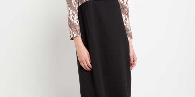 model baju gamis batik kombinasi polos remaja_5d1c77af4.jpg