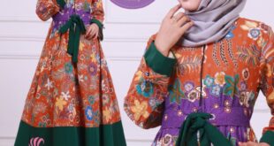 model baju gamis batik kombinasi kain polos remaja_ada303f8a.jpg